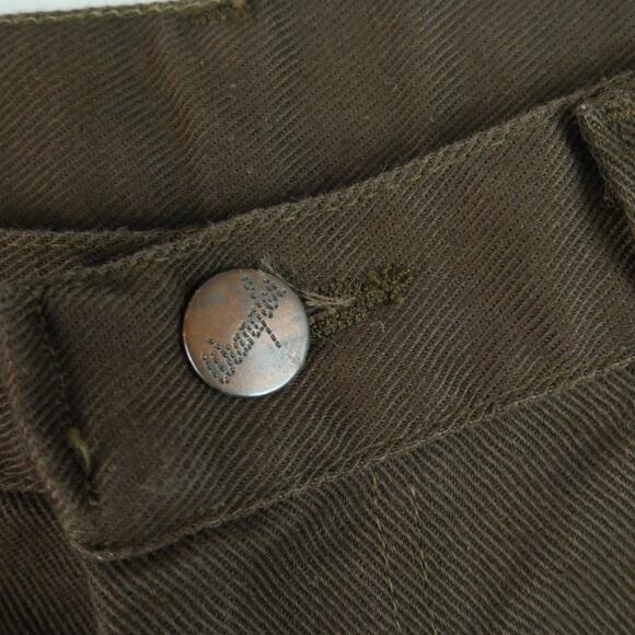 Vintage Wrangler Mens Pants Bootcut Western Rodeo Brown 70s 31 x 32 USA - Picture 4 of 11